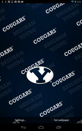Byu Cougars Live Wallpaper Screenshot