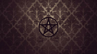 Wicca Pentagram Air Water Fire Earth Soul By Juanstraightjacket On