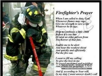 Firefighter S Prayer Wallpaper