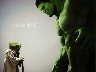 Movie Mashup Yoda Hulk HD Wallpaper Wall Poster Print On Art Paper