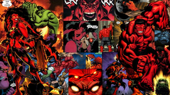 Red She Hulk Wallpaper