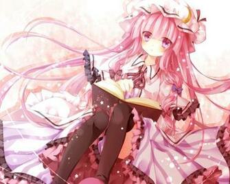Blush Book Dress Hat Long Hair Mog Artist Patchouli Knowledge