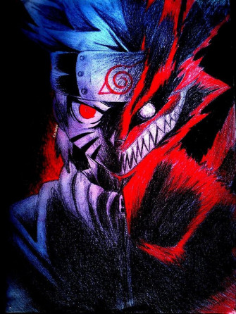 Naruto Nine Tails Mode Wallpaper