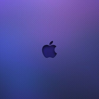 Purple Apple Logo iPad Wallpaper
