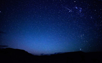 Blue Night Sky Wallpaper