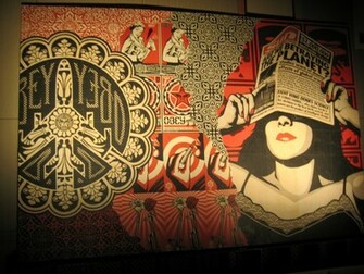 Obey Art Wallpaper Wallp