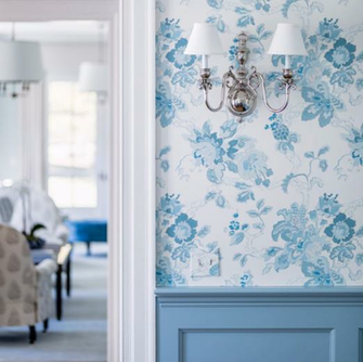 Eight Floral Inspired Wallpaper Moulding Millwork