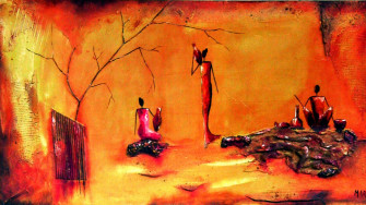 African Art Wallpaper