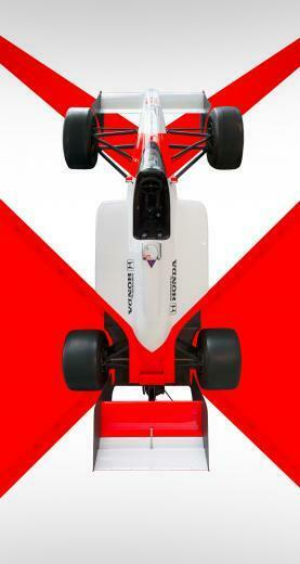 Mp4 Rocket Red White Ayrton Senna Automobilismo