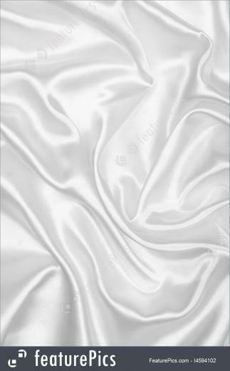 Texture Smooth Elegant White Silk Or Satin As Wedding