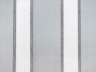 Portland Wallpaper A Wide Striped Strie In Silver Grey And