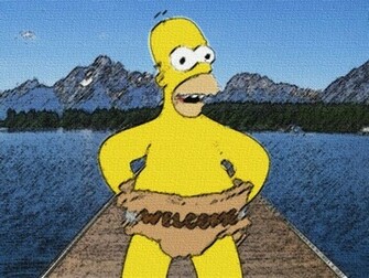 Homer Simpson Wallpaper Wallpaperart