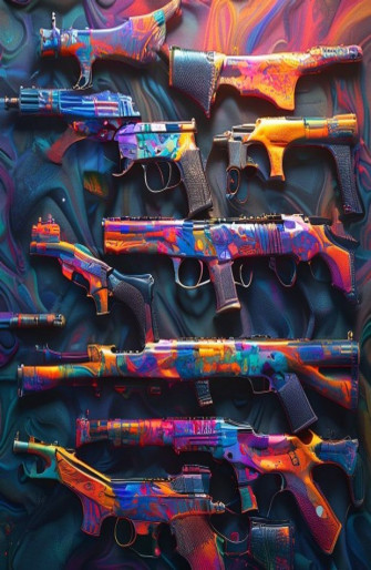 3d Guns Wallpaper