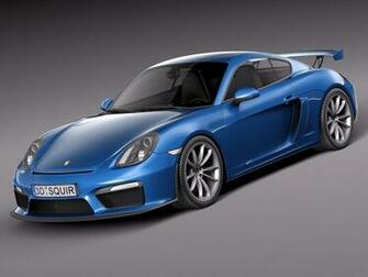 Porsche Cayman Gt4 3d Model Max Obj 3ds Fbx C4d Lwo Lw