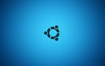 Ubuntu Blue Plasma Wallpaper
