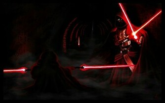 Sith Armor Tunnels Darth Revan Space Stars HD Desktop Wallpaper