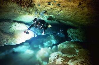Cave Underwater Wallpaper