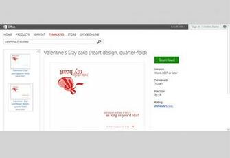 Valentine S Day Templates For Ms Office