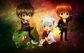 Wallpaper Neko Anime Pokemon Bulbasaur Gintama Gintoki