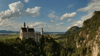 Man Made Neuschwanstein Castle Wallpaper