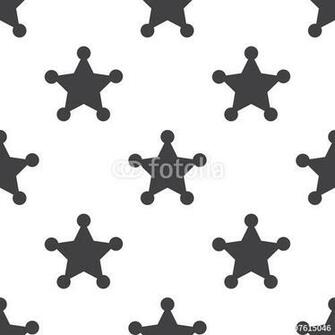 Police Badge Icon On White Background Im Genes De Archivo Y