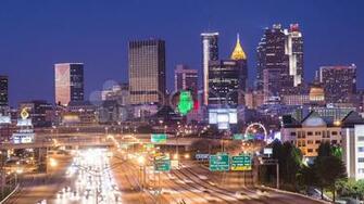 Atlanta Georgia Skyline Stock Video HD Footage