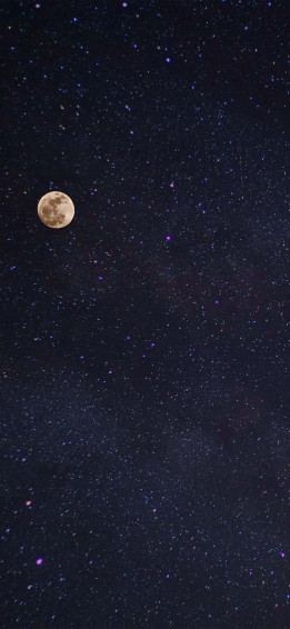 Moon And Stars iPhone Wallpaper