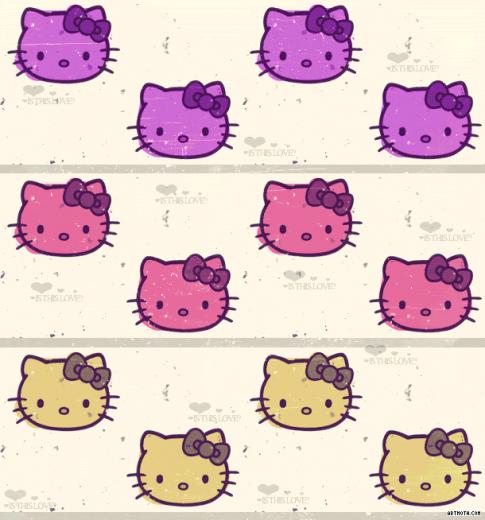 Hello Kitty Logo Purple Image Pictures Becuo