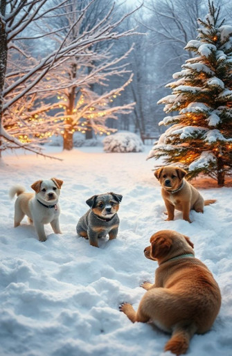Winter Pet Wallpaper
