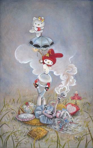 Dear Kukula Art In Hello Kitty