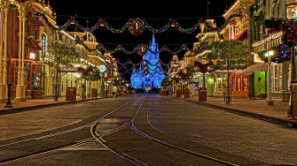 Wallpaper Anaheim California Disneyland Usa Christmas