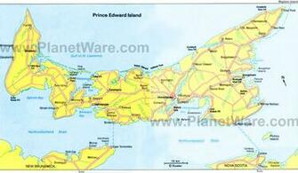 Prince Edward Island Map Jpg