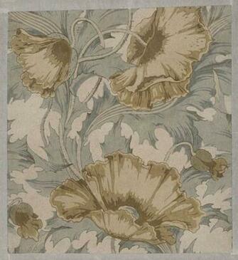 England Late 19th Century Wallpaper