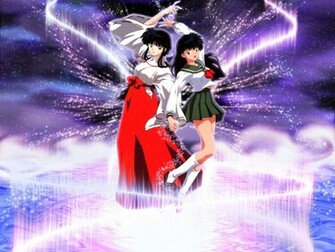 Inuyasha Kikyo And Kagome Higurashi Wallpaper