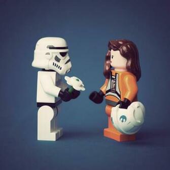 Star Wars Lego Love Flowers Stormtroopers Stormtrooper Forbidden HD