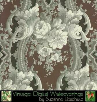 Dig Suzanne Lipschutz Vintage Digital Reproduction Wallpaper