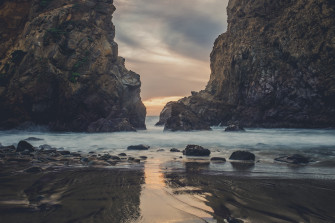 Mist Desktop Background Ocean