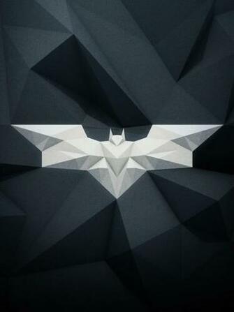 Modern Batman Logo iPad Wallpaper