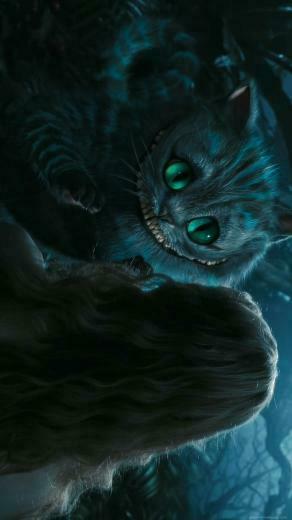 S4 Wallpaper Alice In Wonderland Cat Cheshire Galaxy