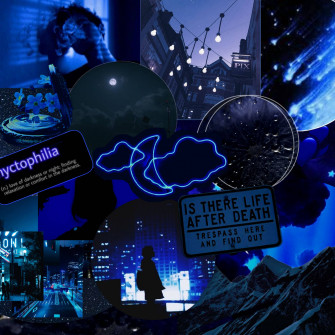 Dark Blue Aesthetic Wallpaper