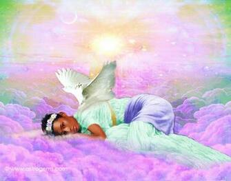 African American Angel Wallpaper Ang39 Black