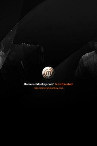 Nike Baseball Homerun Monkey iPhone Wallpaper