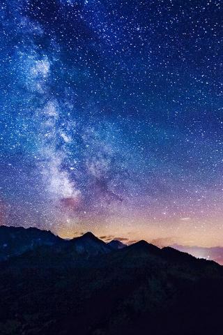 iPhone Milky Way Wallpaper On