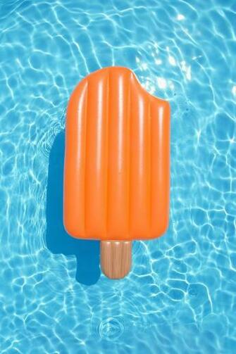 Orange Creamsicle Pool Float Phone Background Cool