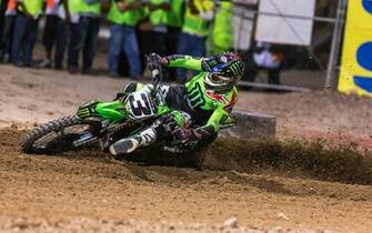Wallpaper Eli Tomac Raceway Kawasaki Kx Supercross