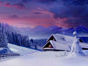 Winter Nature Snow Scene