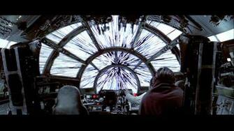 Shifted Starlines Visible From The Cockpit Of Millennium Falcon