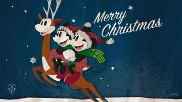 Christmas Wallpaper Mickey Mouse Teahub Io