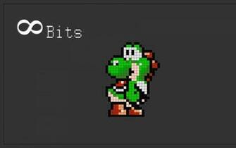 Super Mario Yoshi 8bit Wallpaper