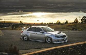 Wallpaper Subaru Impreza Wrx Sti Stance Bellyscrapers Low Jdm